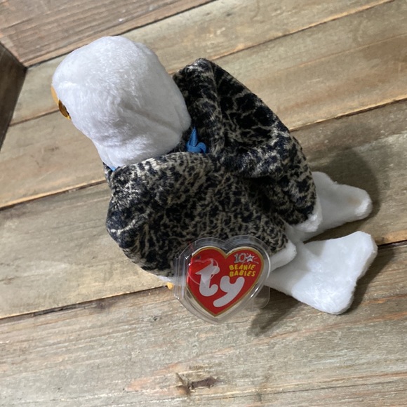 5/45 Ty Beanie Babies Baby Valor the Eagle Patriotic Bird Rare Vintage Collect - Picture 2 of 5